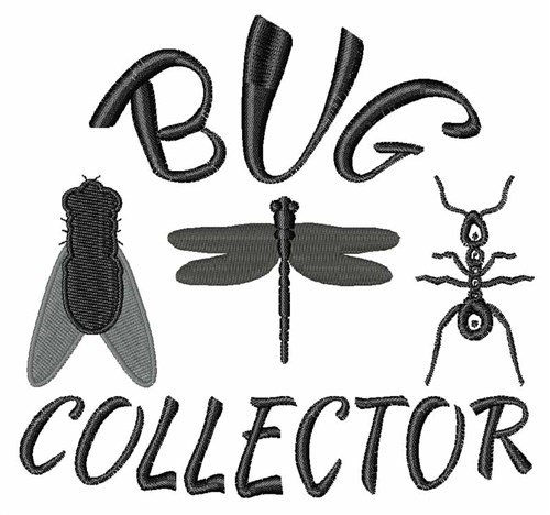 Bug Collector Machine Embroidery Design