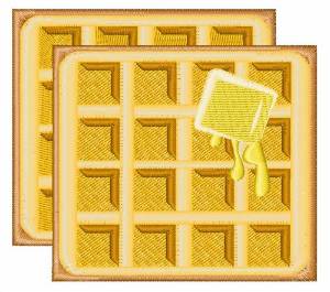 Picture of Buttered Waffles Machine Embroidery Design