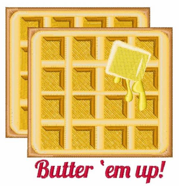 Picture of Butter Em Up Machine Embroidery Design