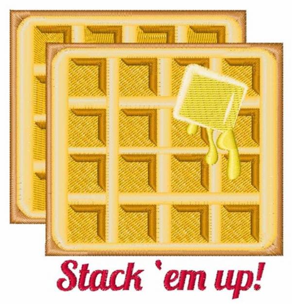 Picture of Stack Em Up Machine Embroidery Design