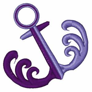 Picture of Nautical Anchor Machine Embroidery Design