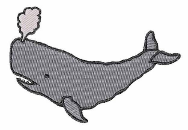 Picture of Grey Whale Machine Embroidery Design