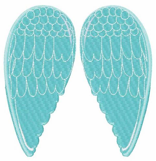 Picture of Angel Wings Machine Embroidery Design