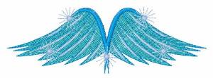 Picture of Angels Wings Machine Embroidery Design