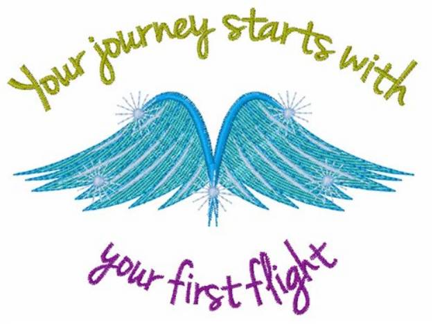 Picture of Your Journey Machine Embroidery Design