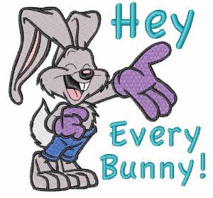 Picture of Hey Every Bunny Machine Embroidery Design