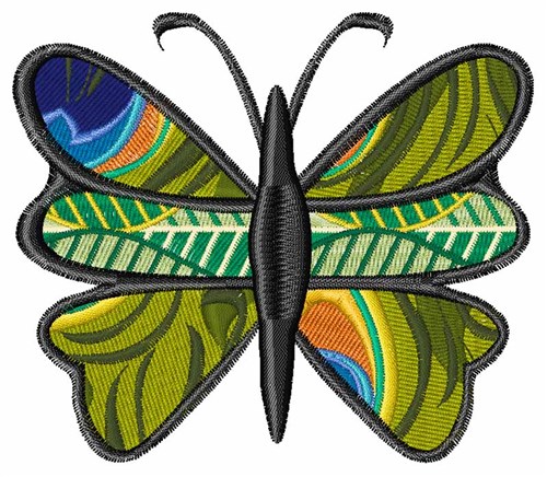 Fancy Butterfly Machine Embroidery Design