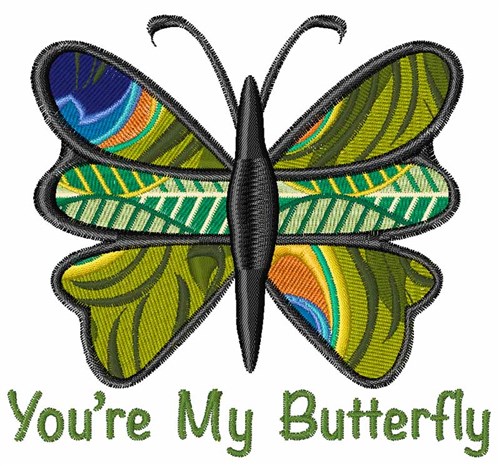 My Butterfly Machine Embroidery Design