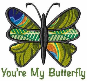 Picture of My Butterfly Machine Embroidery Design