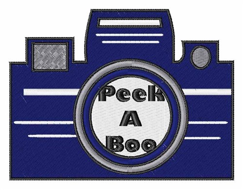 Peek A Boo Machine Embroidery Design