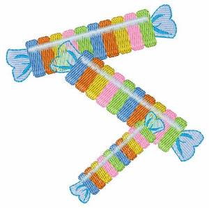 Picture of Candy Rolls Machine Embroidery Design