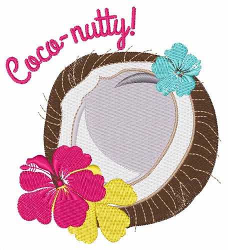 Coco-nutty Machine Embroidery Design