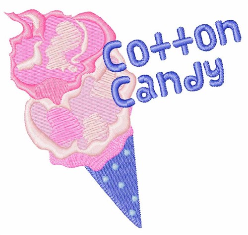 Cotton Candy Machine Embroidery Design