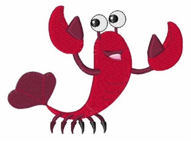 Picture of Cartoon Lobster Machine Embroidery Design