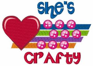 Picture of Shes Crafty Machine Embroidery Design