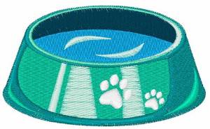 Picture of Dog Bowl Machine Embroidery Design