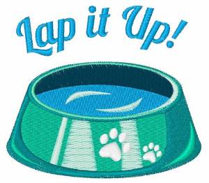 Picture of Lap It Up Machine Embroidery Design