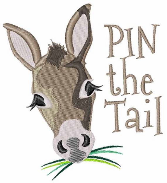 Picture of Pin The Tail Machine Embroidery Design