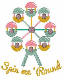 Picture of Spin Me Round Machine Embroidery Design