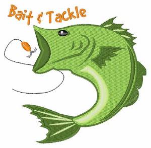 Picture of Bait & Tackle Machine Embroidery Design