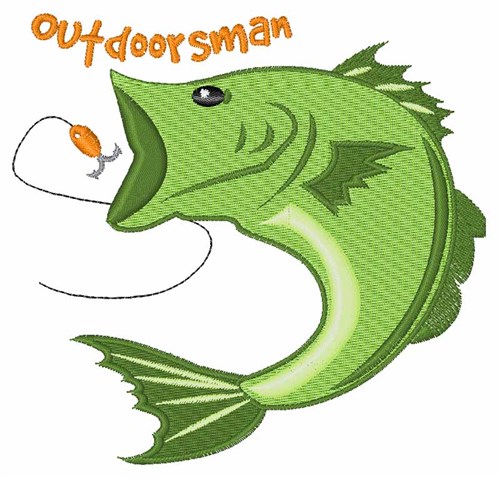 Outdoorsman Machine Embroidery Design