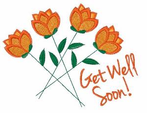 Picture of Get Well Soon Machine Embroidery Design