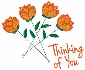 Picture of Thinking Of You Machine Embroidery Design