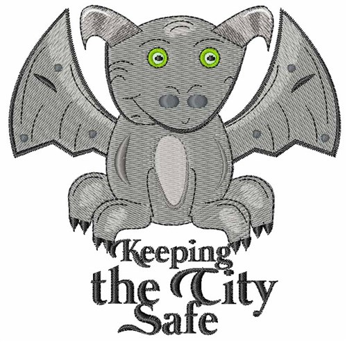 The City Safe Machine Embroidery Design