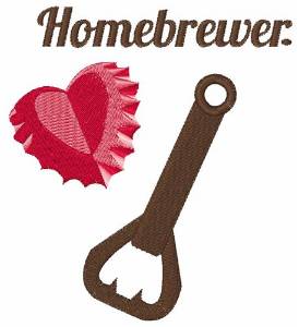 Picture of Homebrewer Machine Embroidery Design