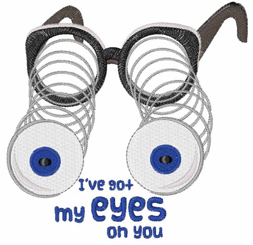 Eyes On You Machine Embroidery Design