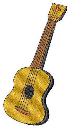 Guitar Machine Embroidery Design