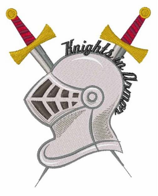 Picture of Knight In Armor Machine Embroidery Design