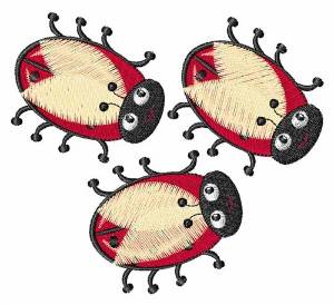 Picture of Lady Bugs Machine Embroidery Design