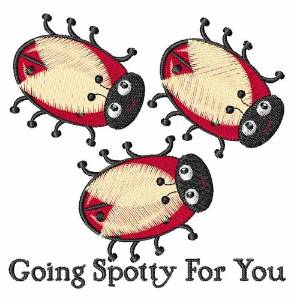 Picture of Going Spotty Machine Embroidery Design