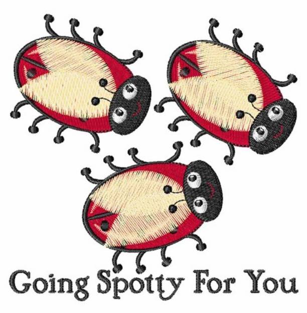 Picture of Going Spotty Machine Embroidery Design