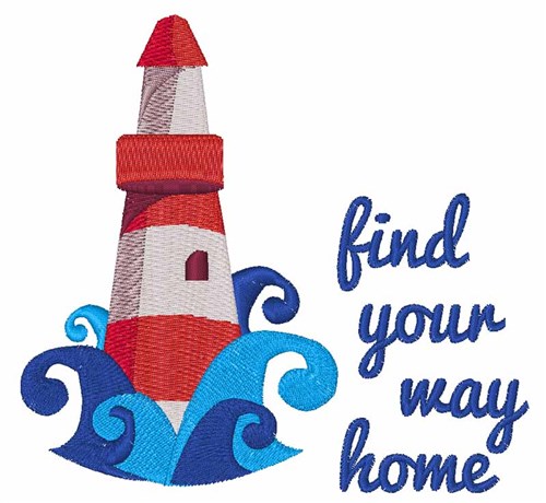 Find Your Way Machine Embroidery Design