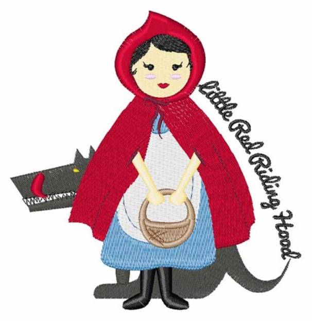 Picture of Riding Hood Machine Embroidery Design