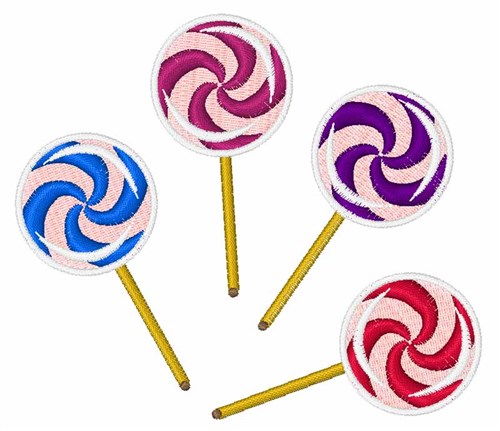 Lollipops Machine Embroidery Design