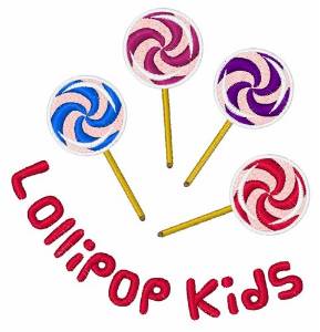 Picture of Lollipop Kids Machine Embroidery Design