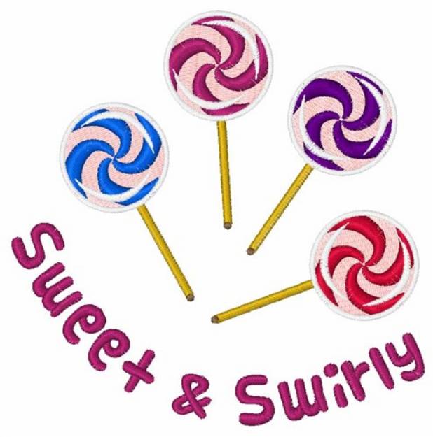 Picture of Sweet & Swirly Machine Embroidery Design
