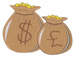 Picture of Money Bags Machine Embroidery Design