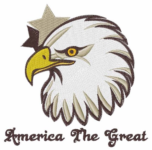 America The Great Machine Embroidery Design