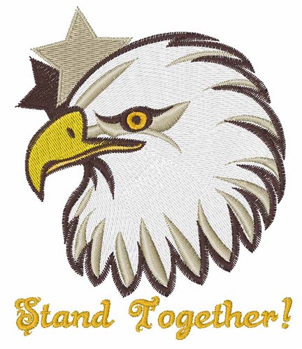 Stand Together Machine Embroidery Design