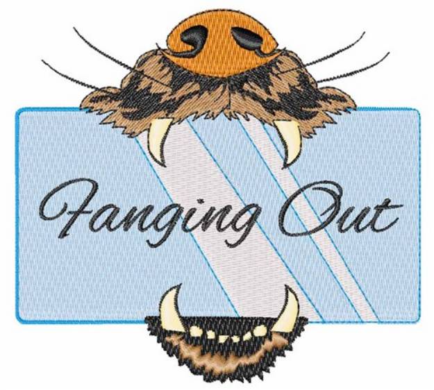 Picture of Fanging Out Machine Embroidery Design