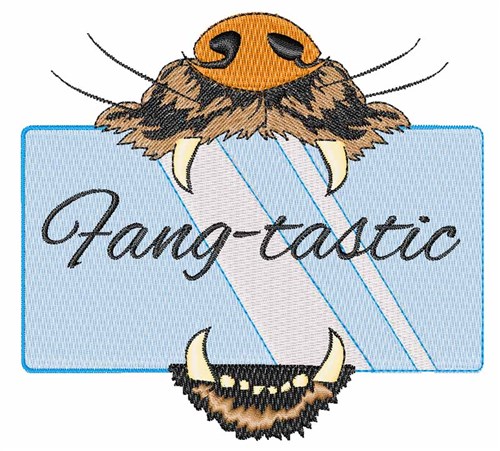 Fang-tastic Machine Embroidery Design