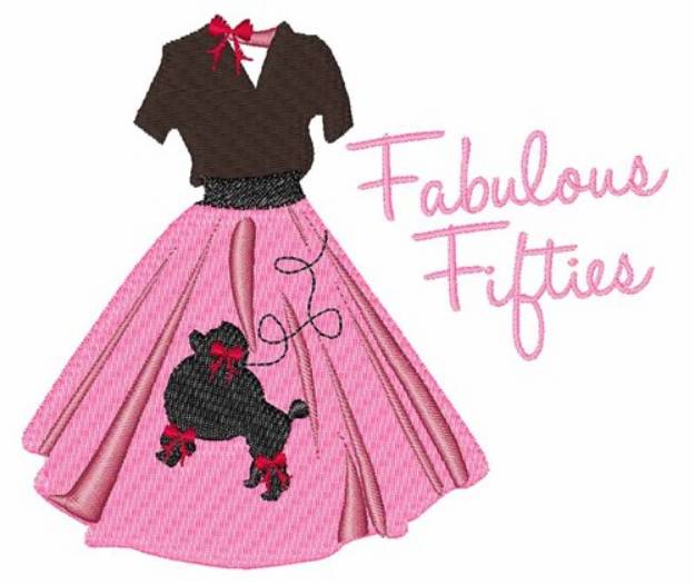 Picture of Fabulous Fifties Machine Embroidery Design