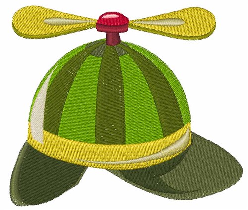 Helcopter Hat Machine Embroidery Design