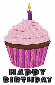 Picture of Happy Birthday Machine Embroidery Design