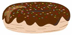 Picture of Chocolate Doughnut Machine Embroidery Design