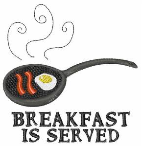 Picture of Breakfast Is Served Machine Embroidery Design